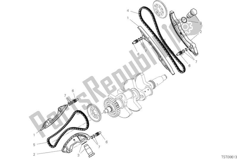Todas las partes para Distribuzione de Ducati Superbike Panigale V4 USA 1100 2019